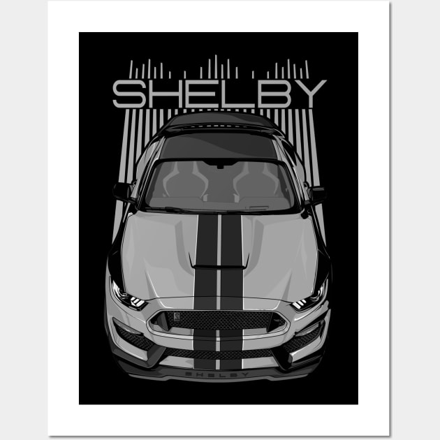 Shelby GT350 - Grey Wall Art by V8social